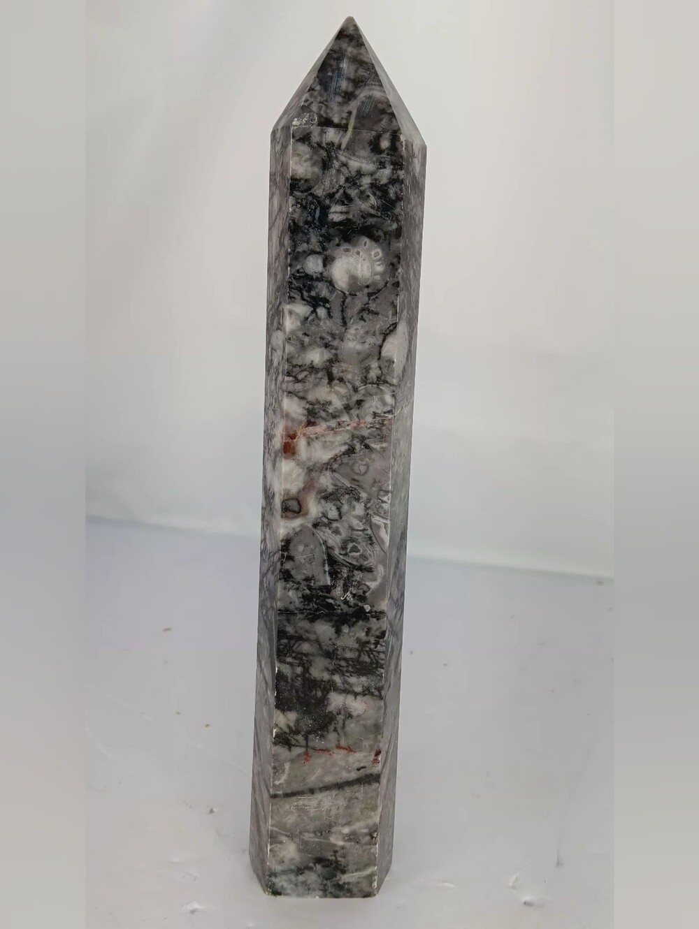 Large Polished Picasso Jasper Tower/Obelisk  New 23.5 cm